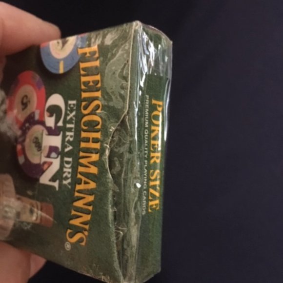 VTG 1992 Fleischmann's Extra Dry Gin Playing Deck Cards Poker Size Sealed - Picture 4 of 9